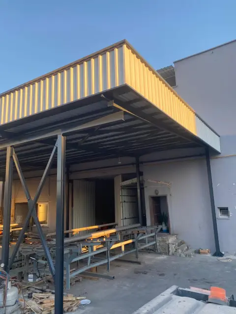 Düz Çelik Çatı Modeli